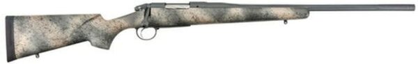 Bergara Premier Highlander 6.5 Creedmoor, 24" Barrel, Fiberglass Camo Stock, Stainless Cerakote, 4rd