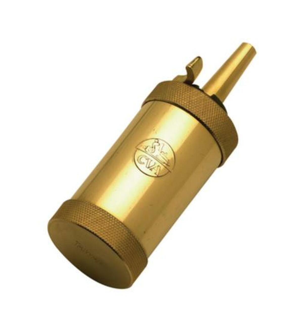 CVA Flask Black Powder Solid Brass