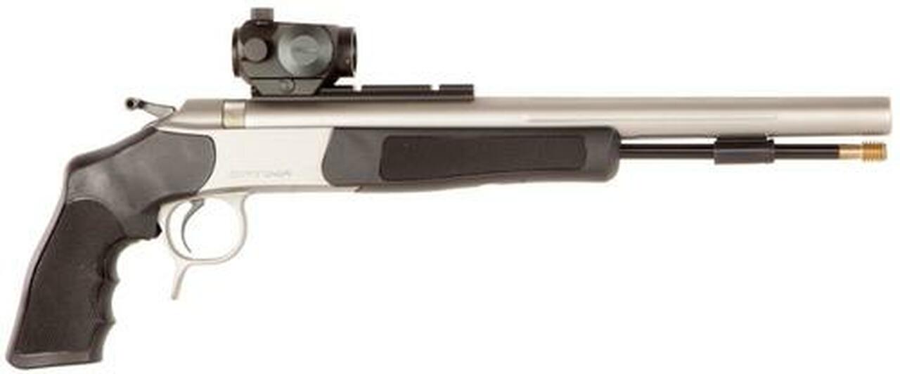 CVA Break Open 50 Black Powder 14" Red Dot Black Synthetic Stock