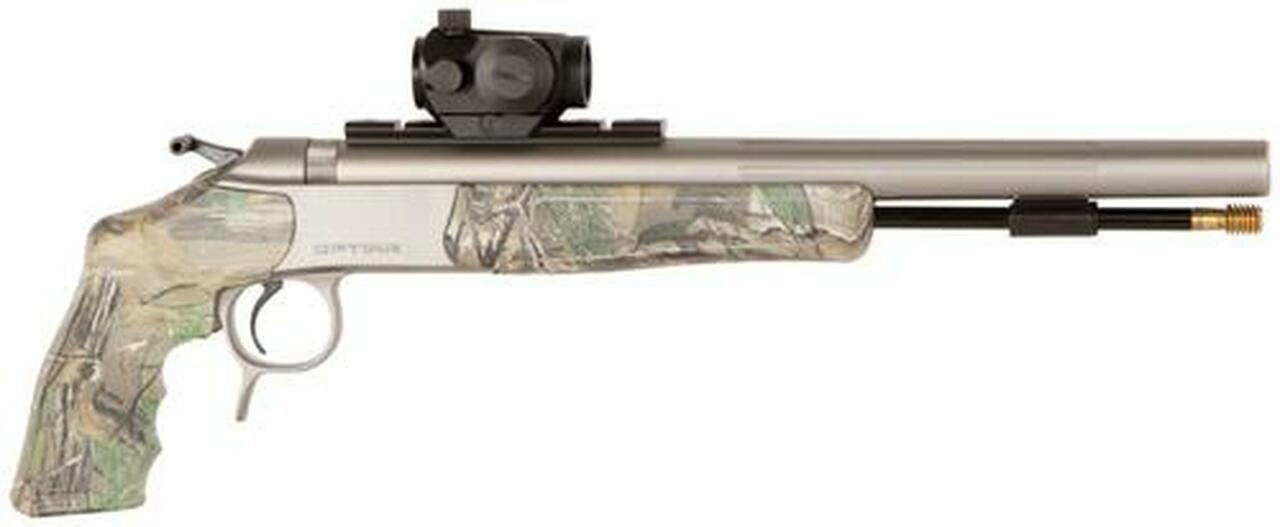 CVA Break Open 50 Black Powder 14" Red Dot Synthetic Realtree Xtra Gre