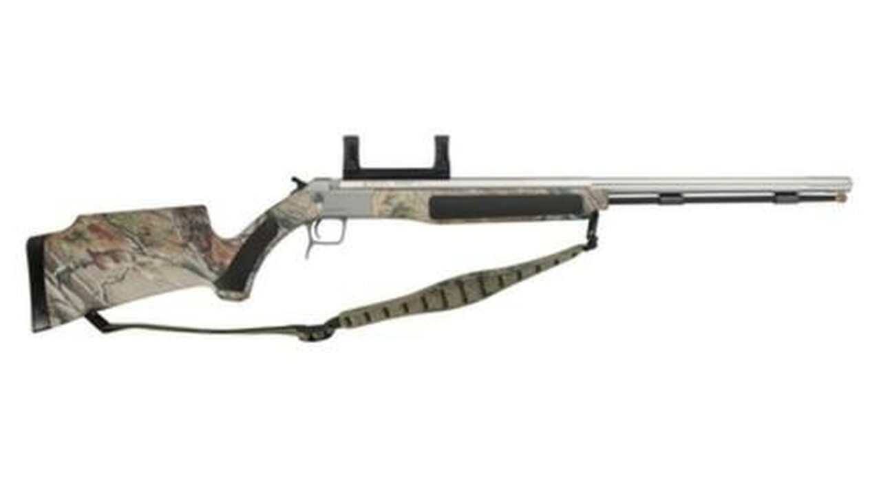 CVA Accura V2 Muzzleloader .50 Caliber 27" Fluted Stainless Steel Barrel Ambidextrous Composite Stock Realtree APG HD Camouflage Finish Integral DuraSight Dead-On Scope Mount