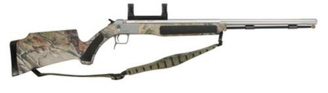 CVA Accura V2 Muzzleloader .50 Caliber 27" Fluted Stainless Steel Barrel Ambidextrous Composite Thumbhole Stock Realtree APG Camouflage Finish Integral Scope Mount