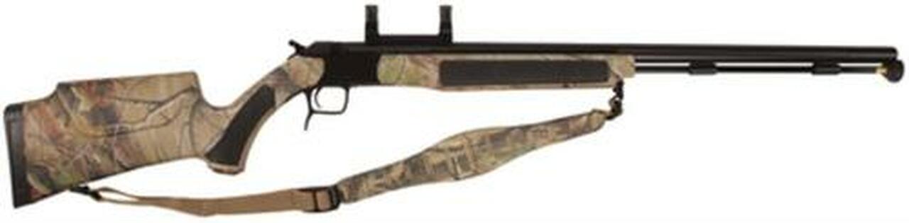 CVA Accura V2 Muzzleloader .50 Caliber 27" Fluted Stainless Steel Barrel Nitride Finish Ambidextrous Composite Stock Realtree APG HD Camouflage Finish Integral DuraSight Dead-On Scope Mount