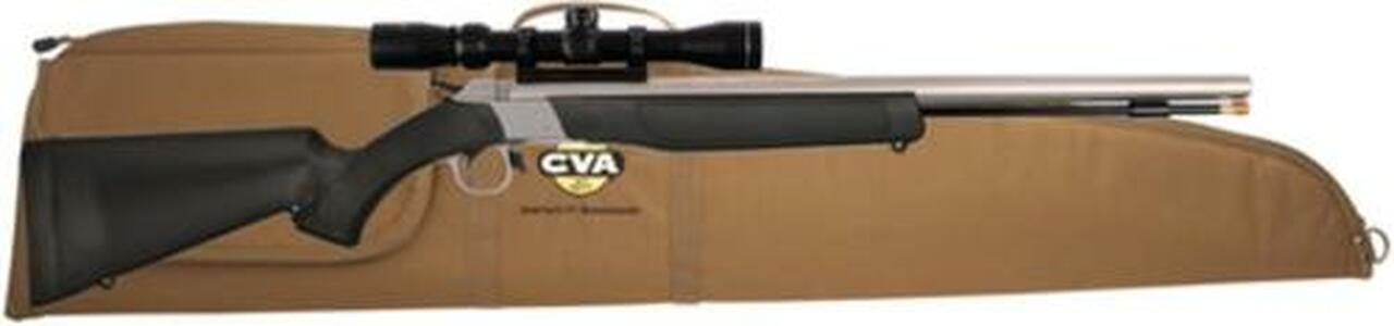 CVA Wolf Break Open (Inline) 50 Black Powder 24.0" 3-9x32mm Scope Black