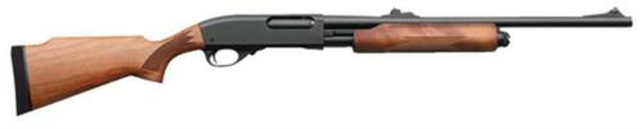 Remington 870 Express Deer, Pump, 12 Ga, 3" Chamber, 20" Rifled Barrel, Black, Wood Stock, Rifle Sights, 4Rd