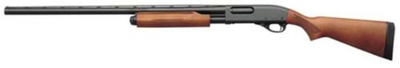 Remington 870 Express, Pump, 12 Ga, 3" Chamber, 28" Barrel, Black, Wood Stock, 4Rd, Left Hand