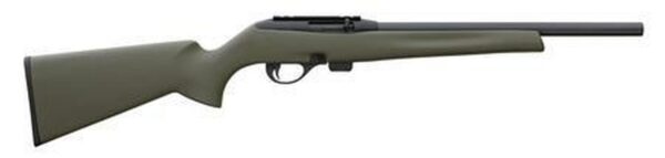 Remington Model 597 22LR 16.5 Inch Heavy Barrel With 5-R Rifling Blue Finish Od Green Synthetic Stock