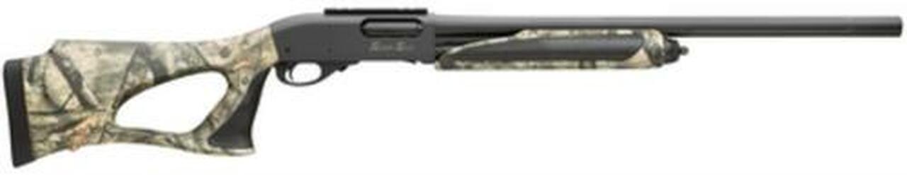 Remington 870 Superslug, Pump, 12 Ga, 3" Chamber, 25.5" Rifled Barrel, Black, Mossy Oak Treestand Synthetic Stock, 4Rd