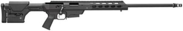 Remington 700, Bolt Action, 338 Lapua, 26" Barrel, AAC 51T Muzzle Brake, Black, PRS Stock, MDT TAC21 Tactical Chassis
