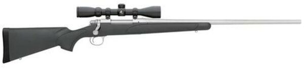 Remington 700 ADL with Scope Bolt 30-06 Springfield 24" Barrel, Synthetic Black Stock Satin Stainless, 4rd