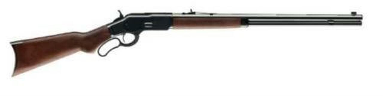 Winchester 1873 Short Rifle 45 LC 24" Octagon Barre, Walnut Pistol Grip Stock