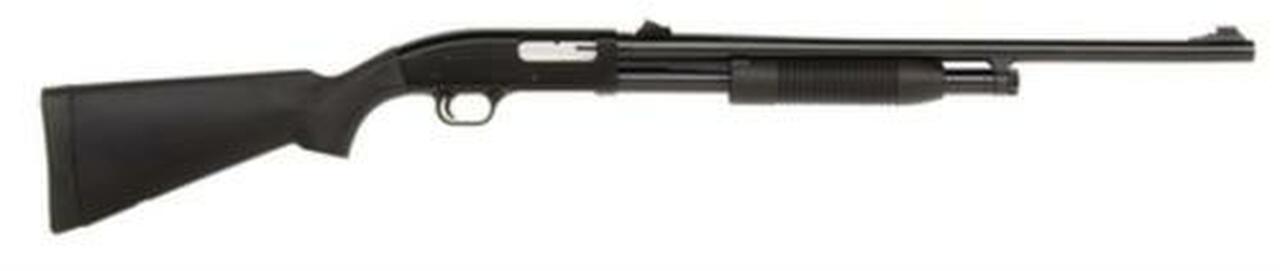 Maverick 88 Pump 12 ga 24" Rifled 3" Black Synthetic Stock Blued
