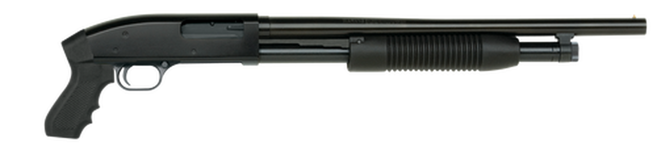Mossberg, Model 88, Cruiser, Pump Action, 20 Gauge, 3" Chamber, 18.5" Cylinder Barrel, Blue Finish, Black Synthetic Pistol Grip, 6Rd, Bead Sight