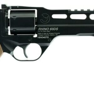 Chiappa Firearms Rhino 60DS Single/Double 9mm 6" 6 Walnut Black
