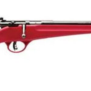 Savage Rascal, 22 LR, 16.125" Barrel, Blued, Red Polymer Stock, Single Shot, AccuTrigger, Adjustable Sights