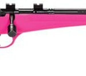 Savage Rascal FV-SR Youth Action Rifle, 22 LR, 16.125" Barrel, Pink Stock