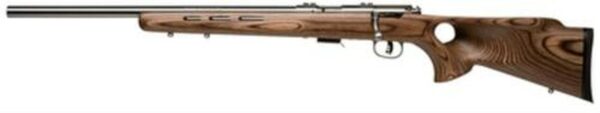 Savage Mark II BTV Bolt 22 LR 21" Barrel, Laminate Thumbhole Brown St, 5rd