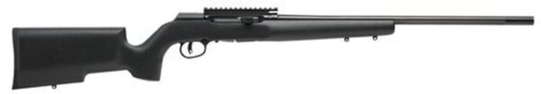 Savage A22 Pro Varmint .22 LR, 22" Threaded Barrel, Wood Black Stock, 10rd