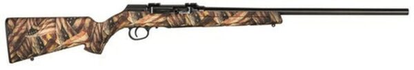 Savage A17 .22 LR, 22" Barrel, American Flag Stock, Black Carbon, 10rd