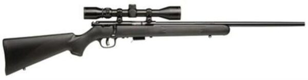 Savage 93R17 FXP with Scope Bolt 17 HMR 21" Barrel, Synthetic Black Stock Blued, 5rd