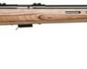 Savage 93R17 BTV, 17HMR, 21" Heavy Barrel, Blued, Brown Laminated Thumbhole Stock, 5Rd, Detachable Box Magazine