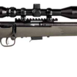 Savage 93R17 FVXP 17 HMR, 18" Threaded Fluted Heavy Barrel, Bushnell 3-9x40, OD Green Stock, 5rd Mag