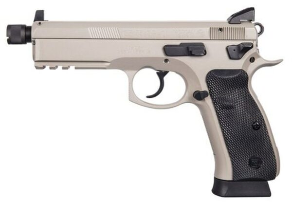 CZ P-01 Tactical, 9mm, 5.2" Barrel, 10rd,Tritium Night Sights, Urban Grey