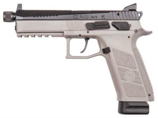 CZ USA P-09 9mm, 5.2", 19rd, Urban Grey, Suppressor Ready