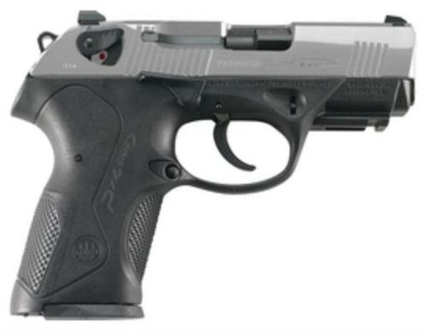 Beretta S/D 9mm 3.3, Black Interchangeable Backstrap Grip SS, 15 rd