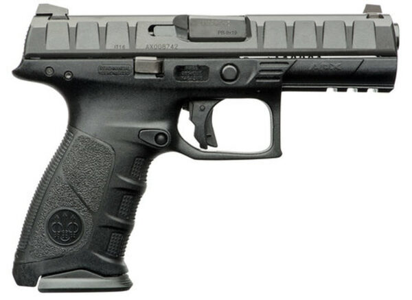 Beretta APX, Semi-automatic, Striker Fired, Full Size Pistol, 9mm, 4.25" Barrel, Polymer, Black, 15Rd, 2 Mags, 3 Dot Sights