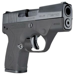 Beretta BU9 Nano Double 9mm 3", /8+1 AS Gray Polymer Grip/F, 6 rd