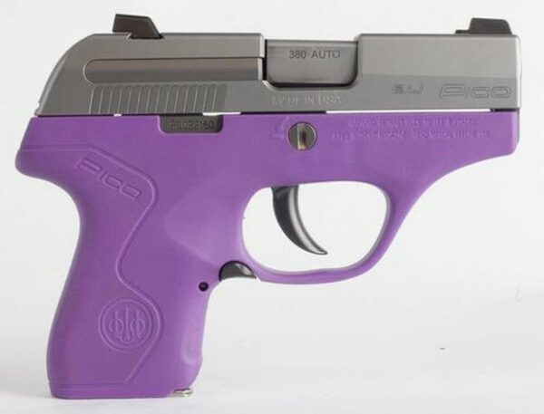 Beretta Pico .380 ACP, 2.7", 6rd, Adjustable Sights, Lavender Frame