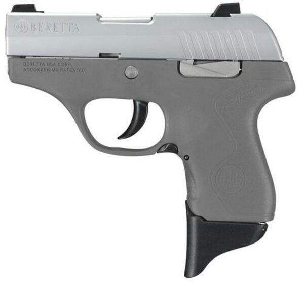 Beretta Pico .380 ACP, 2.7" Barrel, Fixed Sights, INOX Finish/Grey Polymer Frame