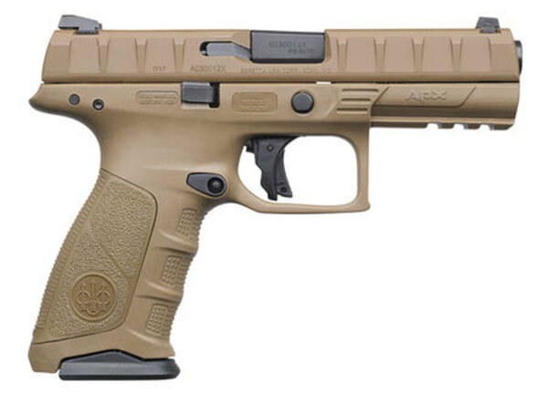 Beretta APX Full Size Single/Double 9mm, 4.9" Barrel, Flat Dark, 15rd