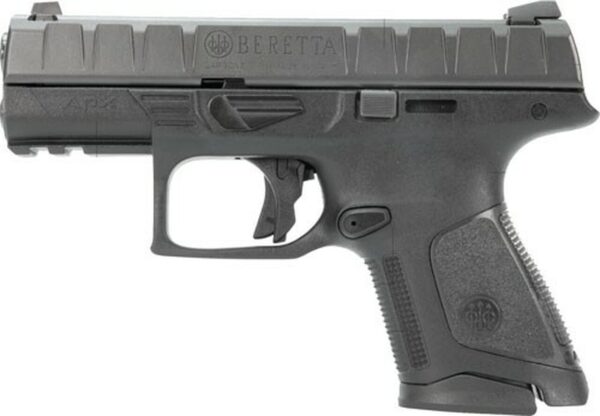 Beretta APX Compact 9mm, 3.7" Barrel, Fixed Sights, Black, 13rd