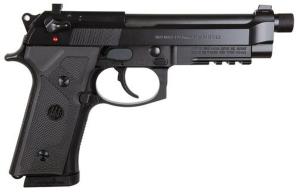 Beretta M9A3 9mm 5.2" Threaded Barrel, Black, 3- 10rd Mags