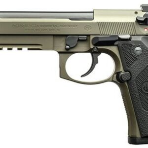 Beretta M9A3, 9mm, 5.1" Barrel, 10rd, Night Sights, Green Steel