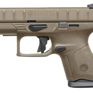 Beretta APX Compact 9mm, 3.70" Barrel, Flat Dark Earth, 3 Dot Removable Sight, 13rd