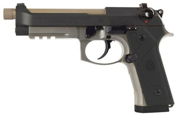 Beretta M9A3 Type F, 9mm, 5.2" Barrel, 17rd, Black Slide, Flat Dark Earth