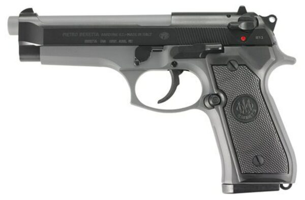 Beretta 92, 9mm, 4.9" Barrel, 10rd, Decocker, Sniper Gray