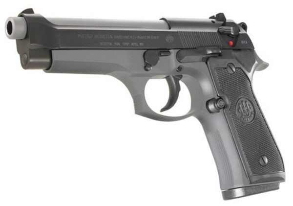 Beretta 92 Full Size, 9mm, 4.9" Barrel, 15rd, Ambidextrous, Sniper Gray