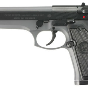 Beretta 92 Full Size, 9mm, 4.9" Barrel, 15rd, Ambidextrous, Sniper Gray