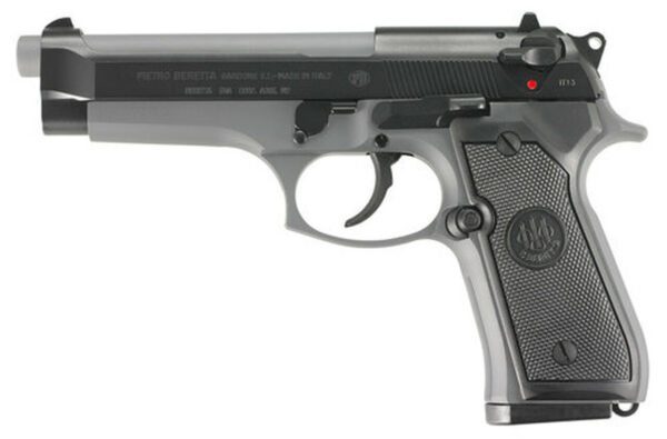 Beretta 92 Full Size, 9mm, 4.9" Barrel, 15rd, Ambidextrous, Sniper Gray