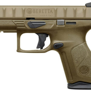 Beretta APX Centurion 9mm, 3.70" Barrel, Flat Dark Earth, 3 Dot White Sight, 10rd