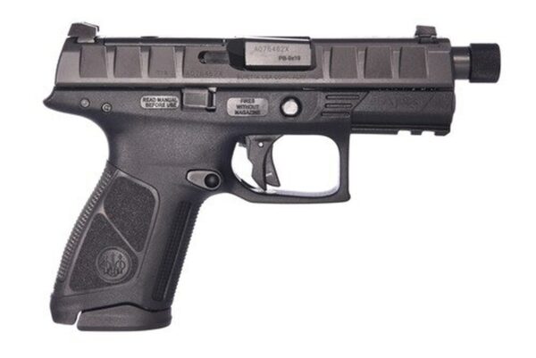 Beretta APX Centurion Combat 9mm, 3.7" Barrel, Black, Fixed Sights, 10rd