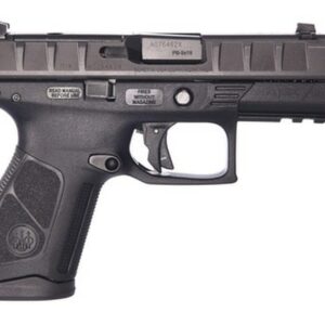 Beretta APX Centurion Combat, Semi-automatic, Striker Fired, 9mm, 3.7" Threaded Barrel, Polymer Frame, Black, 2-15Rd Magazine, Picatinny Rail, 3 Dot Sights, Reversible Magazine Release, Flat Face Trigger, Removable Optic Plates