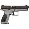 Beretta APX Target 9mm, 4.76" Barrel, Wolf Gray, Fiber Optic Sight, 17rd
