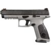 Beretta APX Target 9mm, 4.76" Barrel, Wolf Gray, Fiber Optic Sight, 17rd