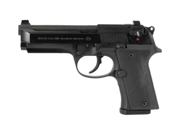 Beretta 92X Compact 9mm, 4.3" Barrel, Classic Dust Cover, Decock-Only, Black, 13rd