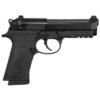 Beretta 92X Centurion 9mm, 4.25" Barrel, SA/DA, Decock-Only, Black, 17rd